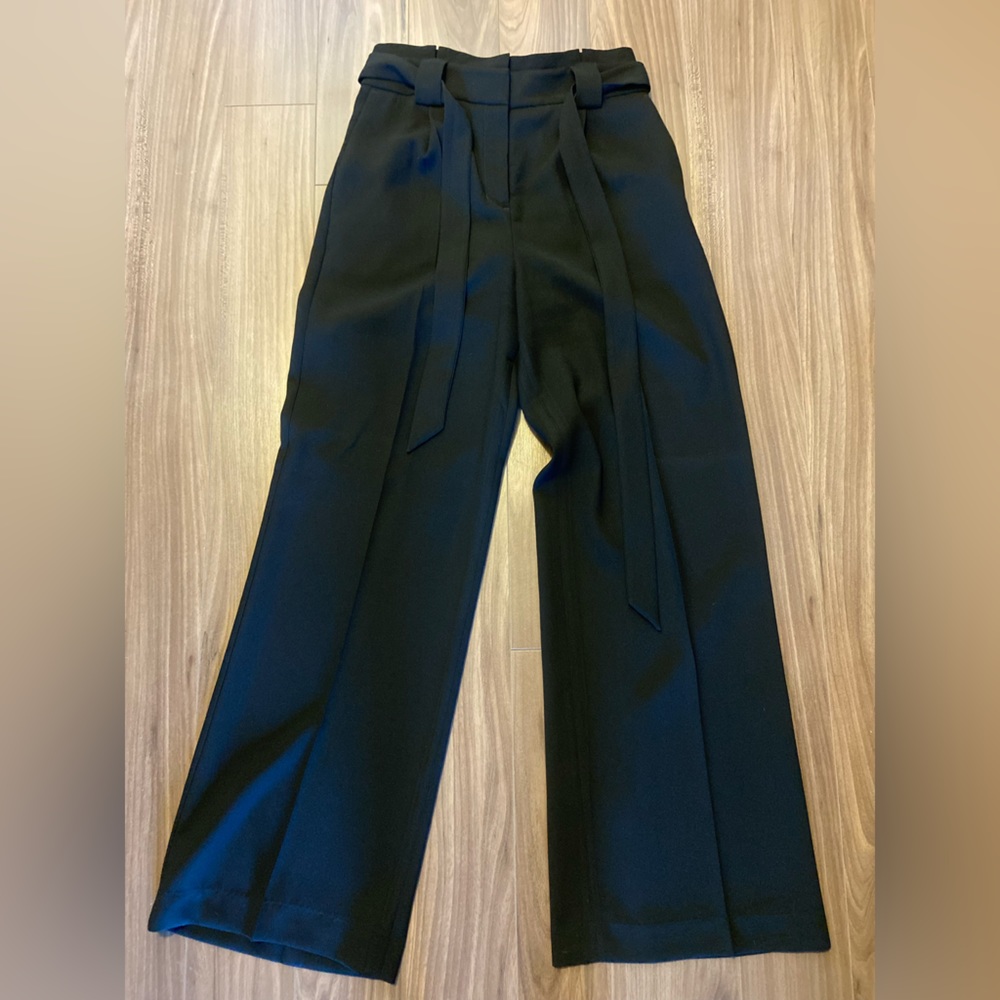 Express Wide Leg Belted Trouser w/ Pockets